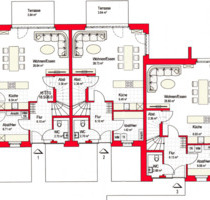Modernes Neubau-Reihenendhaus zu vermieten - Greven