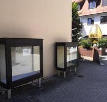 Schaukasten in Schwabacher Innenstadt