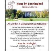 Seniorenwohnen mit Service in Gemeinschaft - Schmallenberg