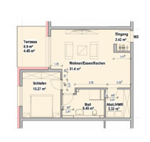 Moderne Erdgeschosswohnung mit Terrasse in Ballern–Frei ab 01.10 - Merzig