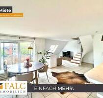 Möblierte Maisonette-Wohnung mit Balkon & TG in Düsseldorf-Unterrath