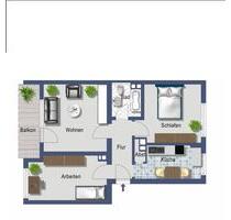 Moderne 3-Zimmer-Wohnung mit Top-Ausstattung und Garten - Frankfurt am Main Sachsenhausen
