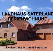 LANDHAUS SATERLAND FERIENWOHNUNG OLDENBURG EMSLAND OSTFRIESLAND
