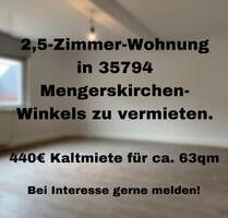 2,5-3 Zimmerwohnung zum 01.09 in Mengerskirchen- Winkels