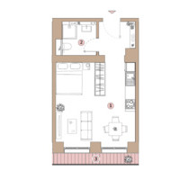 Moderne 1-Zimmer-Wohnung in Rödelheim, Baujahr 2024 - Frankfurt am Main