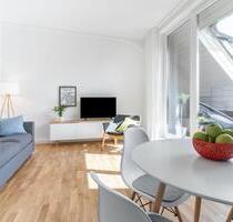 Wohntraum! Möbliertes Apartment mit Balkon, Einbauküche, Fußboden - Leipzig Mitte