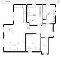 WE04 – 3-Zimmer-Dachgeschosswohnung | 90 m² | Parkett - Schlüchtern