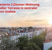 Kernsanierte 2-Zimmer-Wohnung mit großer Terrasse - Itzehoe