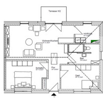 3 Zimmer-Doppelhaushälfte mit Terrasse, Carport sowie Einbauküche - Friesoythe