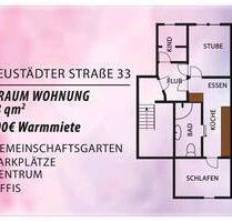 3 Raum Wohnung in Pößneck - 500,00 EUR Kaltmiete, in Pößneck (PLZ: 07381)