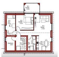 Neubau 3ZKDB 75qm, 1.OG, Erstbezug, Balkon, KFW40, Weeze