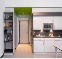 Moderne und möblierte Einzelzimmerwohnung mit Küche-Bad und Gym - Leipzig Mitte