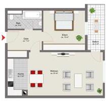 2 Zimmer Wohnung zur Untermiete - Poing