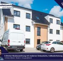 Moderne 3-Zimmer-Neubauwohnung mit Einbauküche, Balkon & Fußbodenheizung - Bremen Blumenthal