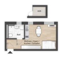 Appartment, Studentenzimmer, Wohnung, Pendler Zimmer, - Detmold Hiddesen