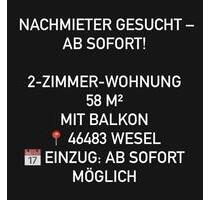 2-Zimmer Wohnung, 46483 Wesel - 700,00 EUR Kaltmiete, ca.  58,00 m² in Wesel (PLZ: 46483)