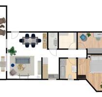 Schöne 86 qm 3ZKB-Wohnung mit Balkon in Nittel-Köllig
