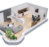 Großzügige 2-Zimmer-Maisonette-Wohnung in Eichendorf-Adldorf