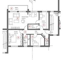 3ZKB Wohnung Longuich Kirsch - 1.250,00 EUR Kaltmiete, ca.  96,00 m² in Schweich (PLZ: 54338)