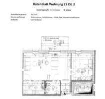 Vermiete schöne Wohnung 59,71 m² (Nichtraucher) - Bad Oeynhausen Rehme