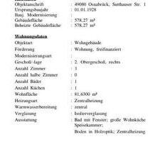 Nachmieter zum 01.09.2025 Sutthauser Straße. 49080 OS - Osnabrück Wüste
