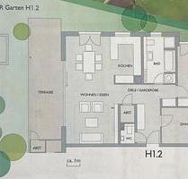 Moderne 3-Zimmerwohnung mit eigenem Garten und Westterrasse - Gundelfingen