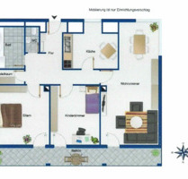 Attraktive 3-Zimmer-Wohnung mit großem Balkon in ruhiger Lage - München Sendling-Westpark