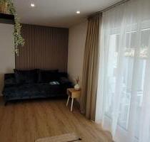 vollmöbiliertes Neubau-Apartment mit sonniger Terasse - Karlsruhe Hagsfeld