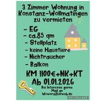 Wohnung Konstanz-Wollmatingen zu vermieten