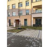 Parkplatz in der Hans-Paasche-Str., Potsdam-Bornstedt