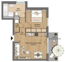 Moderne 2-Zimmer-Wohnung in Hanau Lamboy