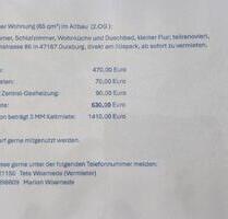 2,5 Zimmer Wohnung in Neumühl - 630,00 EUR Kaltmiete, ca.  65,00 m² in Duisburg (PLZ: 47167) Hamborn