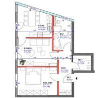 Baschütz - moderne 2 Zimmerwohnung mit Terrasse auf dem Land - Radibor