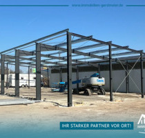 Neubau-Gewerbehalle im Gewerbegebiet 