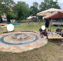 Grundstück für Glamping am Elberadweg und See mit Obstbäumen - Torgau
