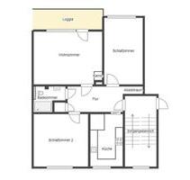 Attraktive 3,5 Zimmer-Wohnung mit Balkon in Leverkusen-Rheindorf