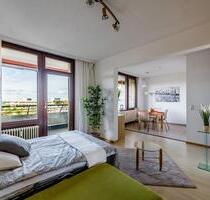 Für Singles - Möbliertes Apartment + Loggia + Schwimmbad in Frankfurt - Frankfurt am Main Sachsenhausen Süd