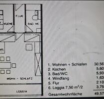 50qm Wohnung in Bad Homburg - 750,00 EUR Kaltmiete, in Bad Nauheim (PLZ: 61231)