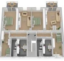 3 Raum Wohnung frisch renoviert mit Balkon und Keller von Privat - Burow