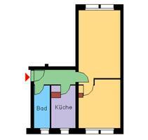 2-Zimmer-Wohnung zu vermieten - 318,00 EUR Kaltmiete, ca.  49,00 m² in Hoyerswerda (PLZ: 02977)