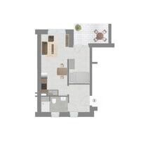 Attraktives App., rd. 39 m², 1,5 ZKBT, BJ 10.2020, STBorghorst - Steinfurt