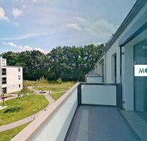 Modern, barrierefrei, geborgen: Schicke 2-Zi.-Whg. mit Balkon, Einbauküche, HWR & seniorengerechtem Bad - Verl