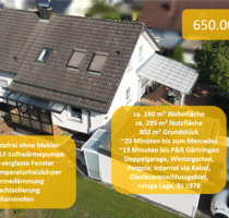 Freistehendes EFH mit Wärmepumpe, großem Garten & Doppelgarage - Wildberg