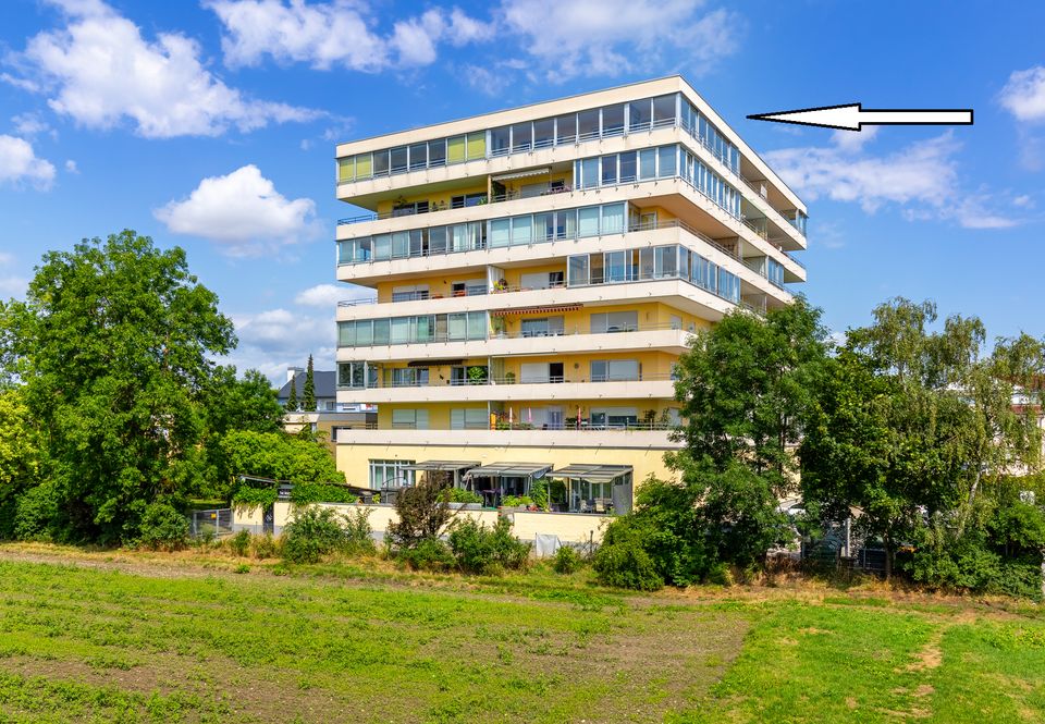 3-Zimmer-Wohnung mit umlaufender Loggia - 7. OG - Hammerschmiede - Augsburg Firnhaberau