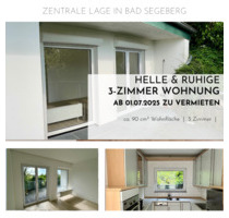 Zentrale, Sonnige, ruhige 3-Zimmer-Wohnung in Bad Segeberg
