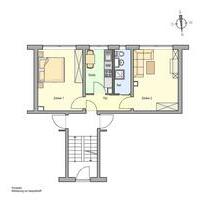 2 Raum Wohnung - 303,00 EUR Kaltmiete, ca.  46,50 m² in Grabow (PLZ: 19300)