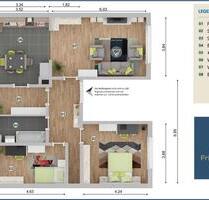 Frisch Modernisierte 3-Zimmer Wohnung im 1.OG mit Balkon und nachhaltiger Energieversorgung. - Ahaus