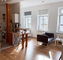 Möblierte 1-Zimmer-Wohnung mit Dachterrasse zur Mitbenutzung - Köthen (Anhalt)