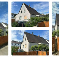 Doppel-Haus-Hälfte Einfamilienhaus mit 2 Garagen u. Vollkeller - Feucht