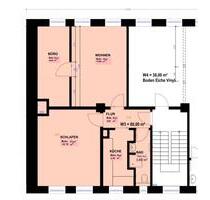 Renovierte Altbau 3 Zimmer Wohnung zu vermieten - Fürth Altstadt